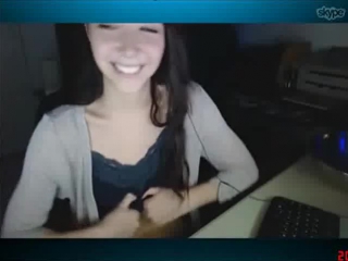 showed breasts on skype and shy