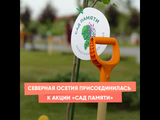 north ossetia joined the action "garden of memory"