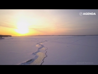 flight over the volga